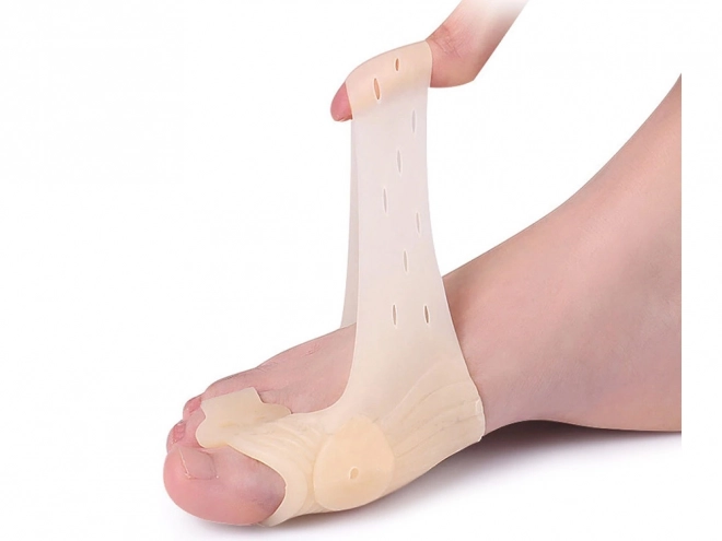Tå adskiller for hallux valgus med magnet