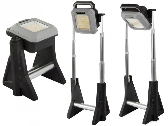 Genopladelig LED teleskopisk lygte 3000 lumen