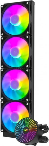 Vandkøling med RGB-belysning Darkflash DC480 sort