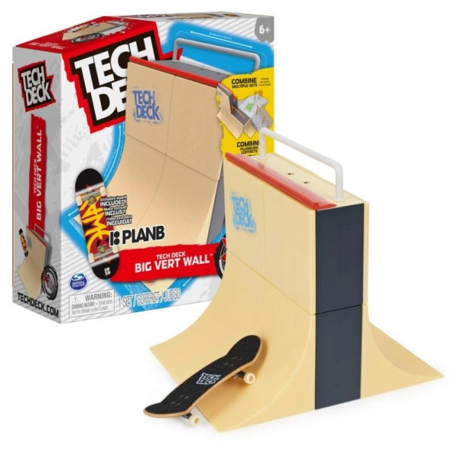 Tech Deck Dobbelt-sidet Skateboard Rampe