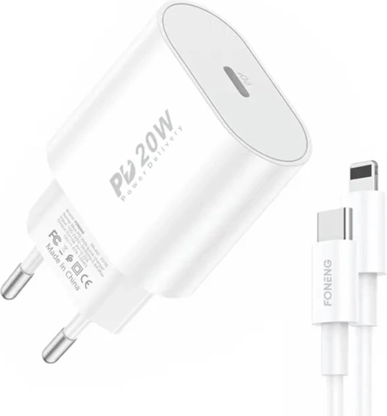 Hurtigoplader Foneng USB‑C PD 20W