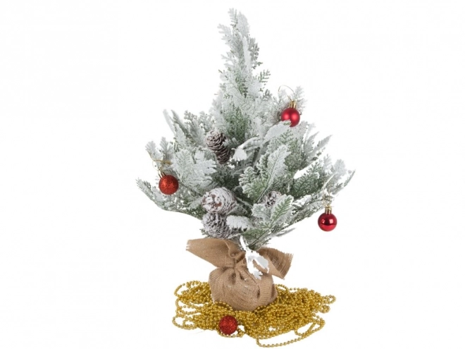 Kunstig juletræ med sneeffekter 45 cm