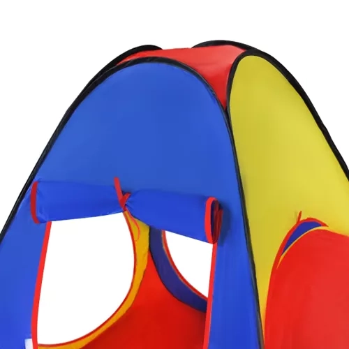 Børne telt 3-i-1 Tipi + Tunnel + Hus