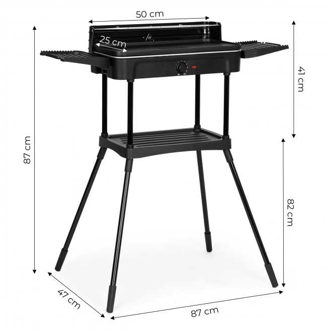 Elektrisk grill 3 i 1 MultiGarden: fritstående og bordmodel