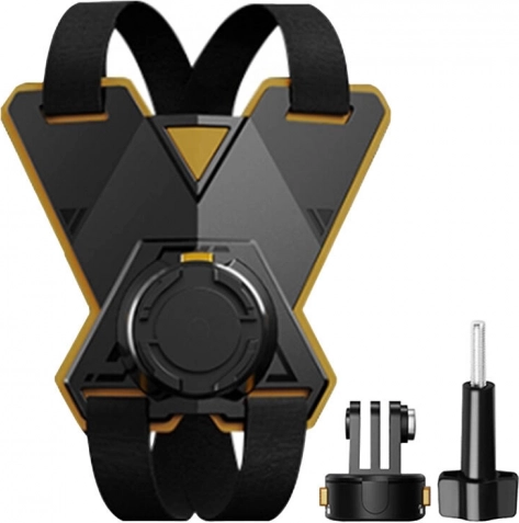 PULUZ magnetisk holder til motorcykelhjelm til actionkameraer (inkl. ACE PRO 2, OSMO ACTION 5 PRO)