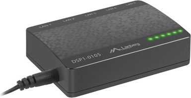 LANBERG 5-port desktop-switch Fast Ethernet 10/100 Mb/s