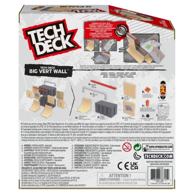 Tech Deck Dobbelt-sidet Skateboard Rampe