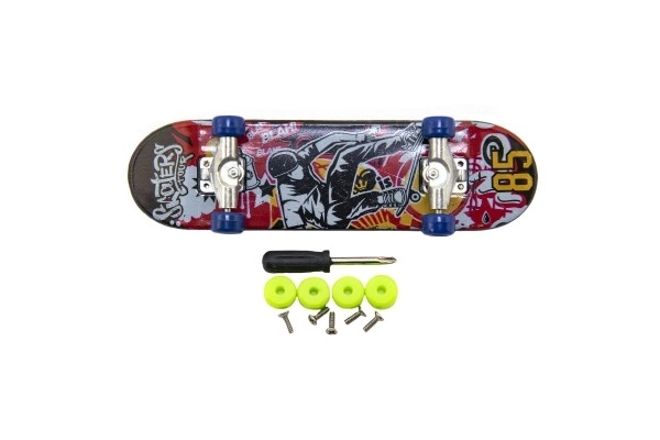Finger skateboard med skruetilbehør - 9 cm