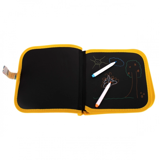 Bærbar tavlenotebook - gul