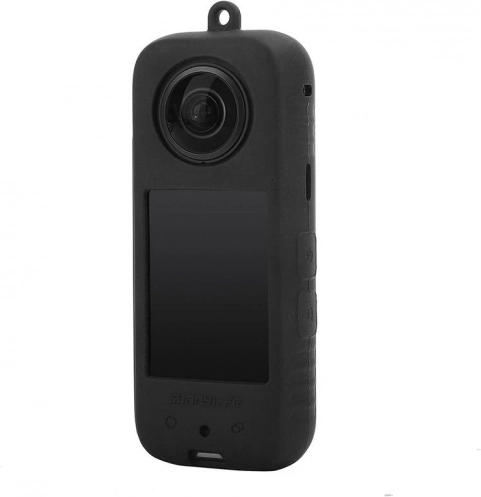 Sunnylife silikonebeskyttelsescover til Insta360 X3, sort
