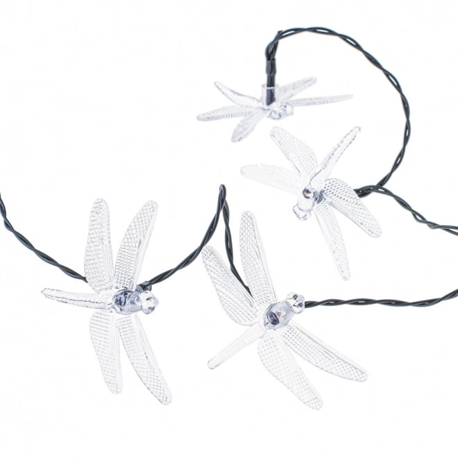 Solardrevet havebelysning guldsmed 6,5 m 30LED flerfarvet
