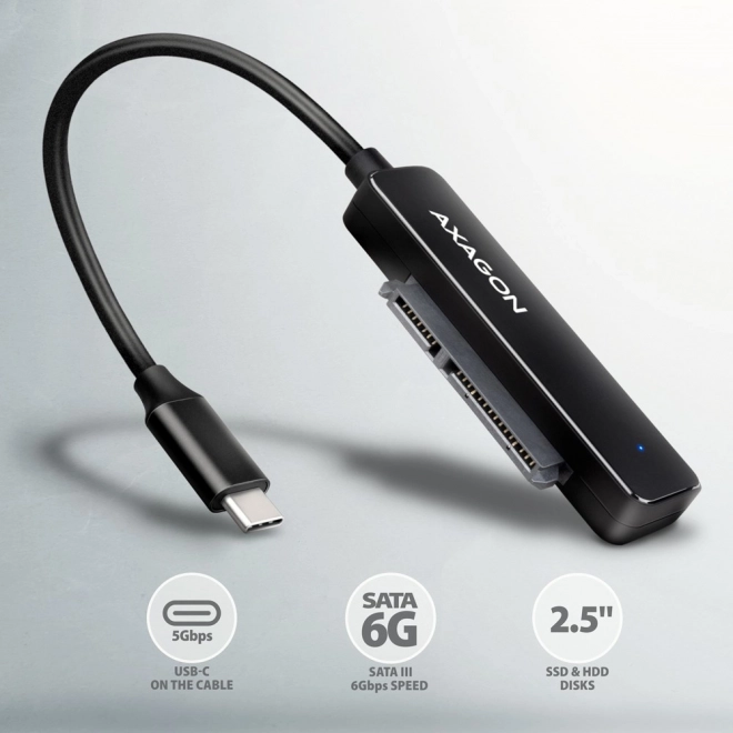 Adapter USB-C til SATA HDD/SSD AXAGON FASTPort2