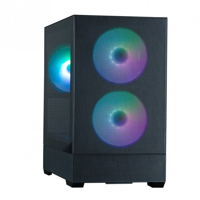 Kabinet P30 Air mATX Mini Tower med ARGB blæsere sort