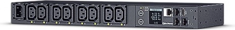 Styret strømdistributionspanel CyberPower PDU41004 1U, 12A, 8xC13