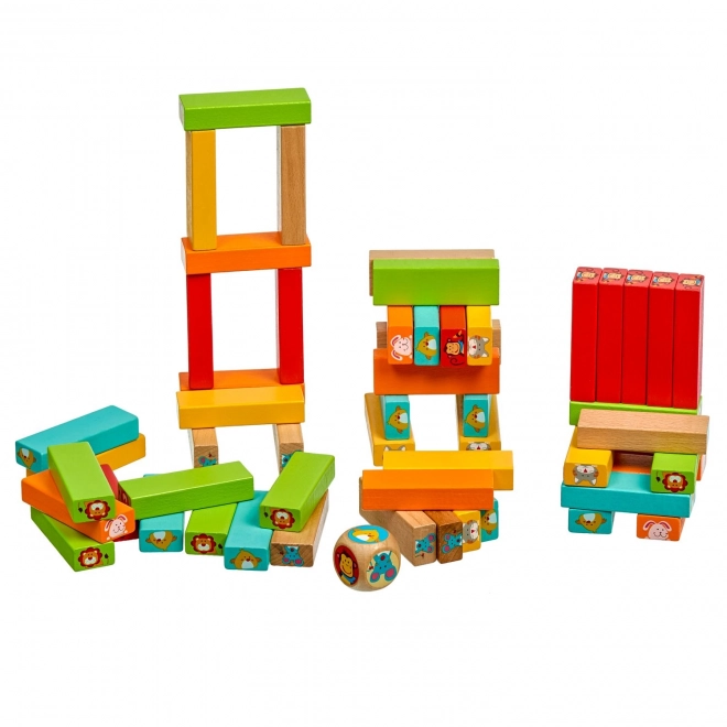Lucy & Leo „Gæt, hvem“ - børns træspil Jenga