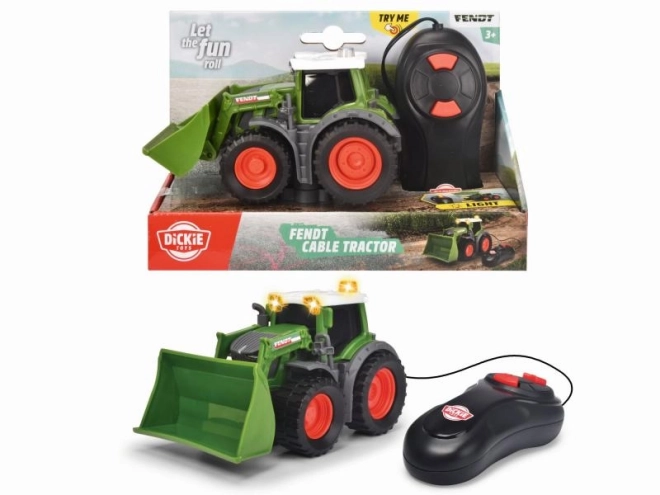 Traktor Fendt med kabel - 14 cm