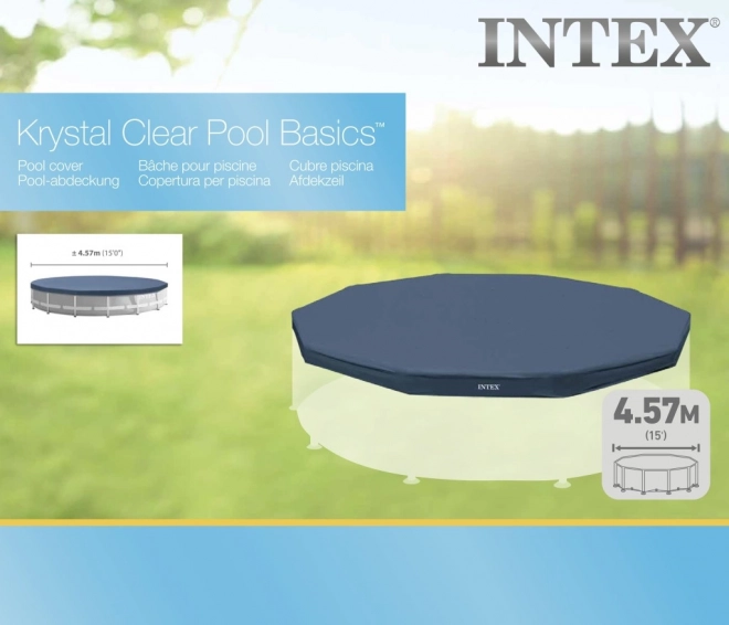 Beskyttelsescover til bassiner Intex 457 cm