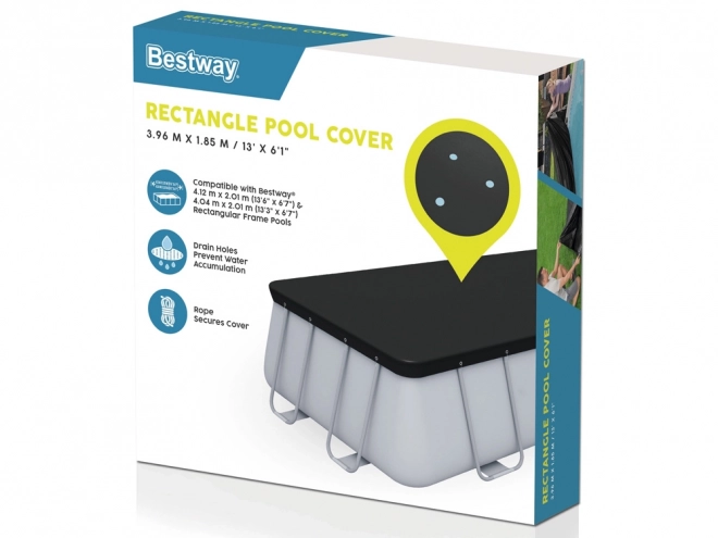 Universalpoolovertræk Bestway 396 x 185 cm