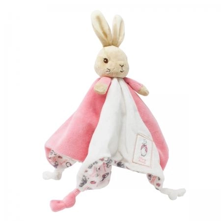 Rainbow Plysbamse nusseklud kanin Flopsy lyserød
