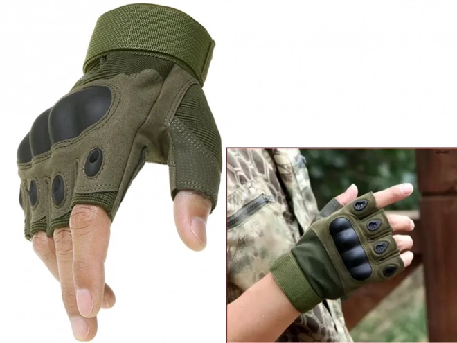 Militære taktikhandsker til overlevelse uden fingre XL