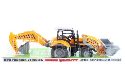 Byggetraktor stor