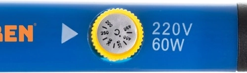 Loddekolbe med justerbar temperatur