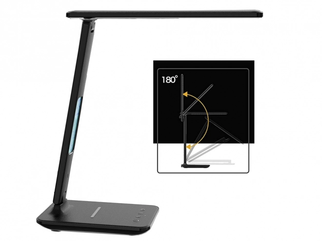 Moderne skolebordslampe med USB og Qi-opladning