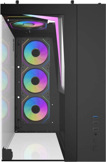 Gennemsigtig glas-sidepanel
