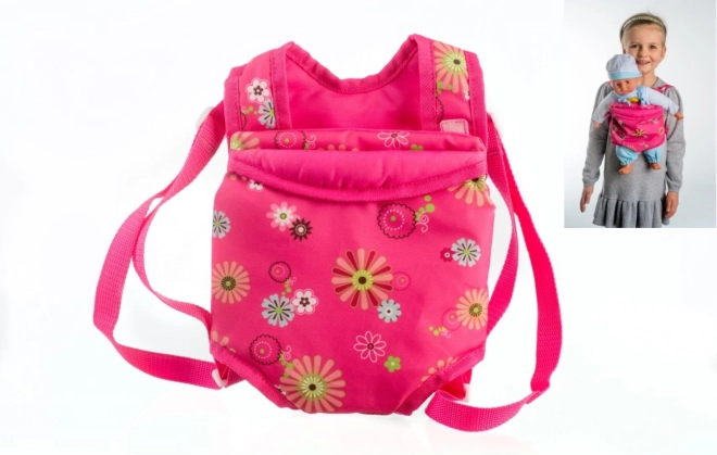 Stofbæresele til babyer og dukker 29 × 20 cm
