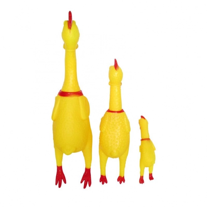 Pivende legetøj til hunde - kylling, 16 cm