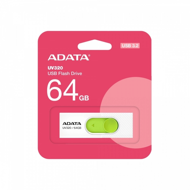 Pendrive UV320 64GB USB3.2 hvid-grøn