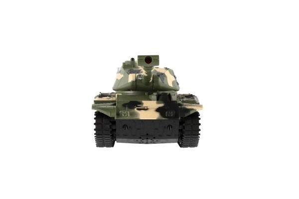 Tank RC plast 27cm 27MHz med batteri+opladningspakke med lyd i kasse 37x17x19cm