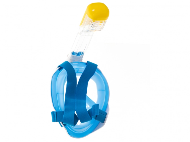 Foldbar helmaske med snorkel L/XL blå