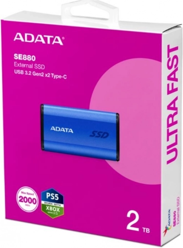 Hastighed op til 2000 MB/s til øjeblikkeligt arbejde