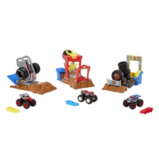 Hot Wheels Monster trucks arena - racerløb udfordring legesæt HNB87 – HW Tiger Shark