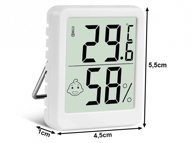 Digitalt termometer med hygrometer til hjemmet