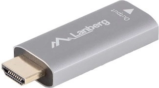 HDMI-adapter (M) til DisplayPort (F) 4K sølv