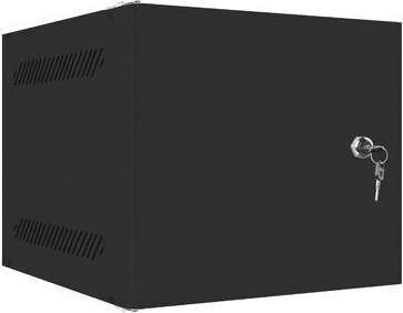 Væghængt 10″ netværksskab 6U, 280 × 310 mm, sort LANBERG