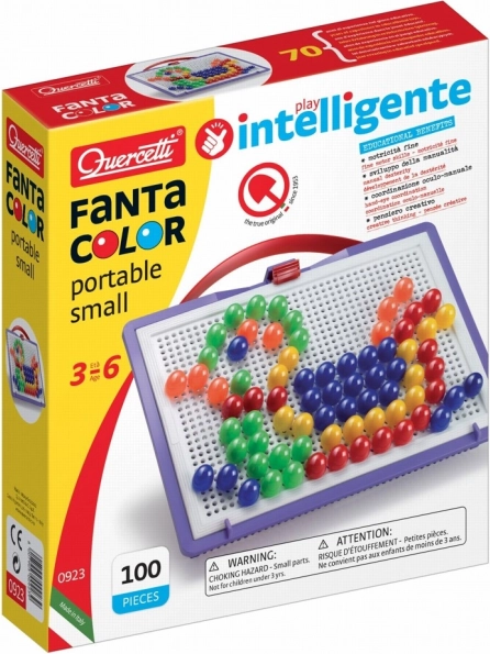 Quercetti Fanta Color bærbar mosaik