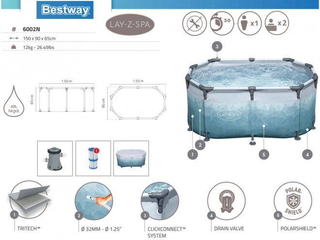 Bestway Basin til isbade
