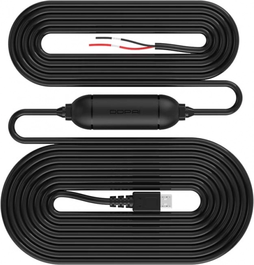 hardwire-strømforsyningsadapter til bilkamera ddpai mini (micro usb)