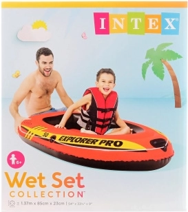 Oppustelig båd Intex Explorer Pro 50 til børn 137 × 85 × 23 cm