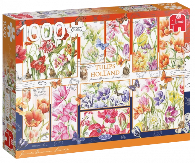 Puslespil Hollandske tulipaner 1000 brikker