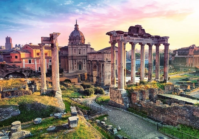 Ikonisk scene fra Forum Romanum