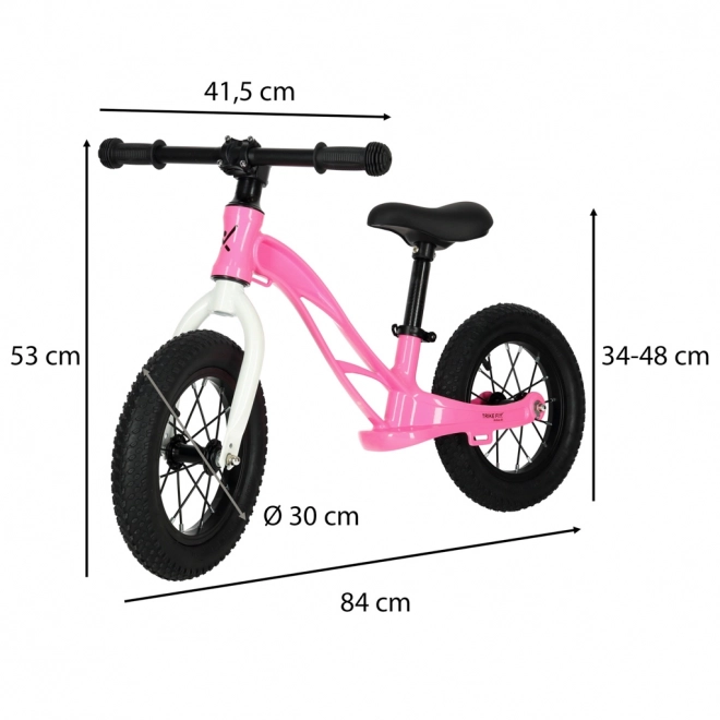 Rosa balancecykel Trike Fix Active