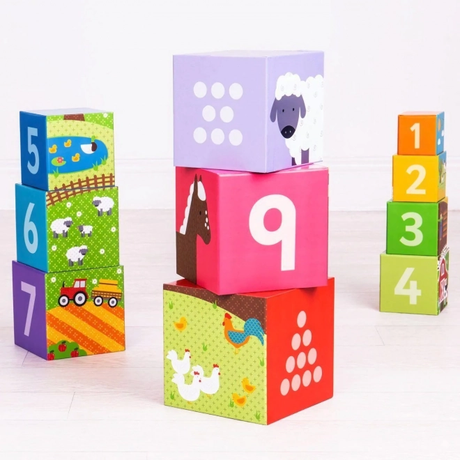 Bigjigs Toys Didaktiske klodser gård
