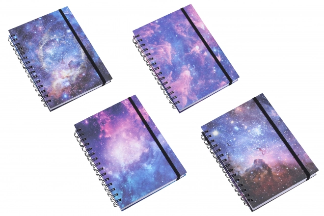 Noter spiral 14,5x21 cm, 100 sider - Zodiac