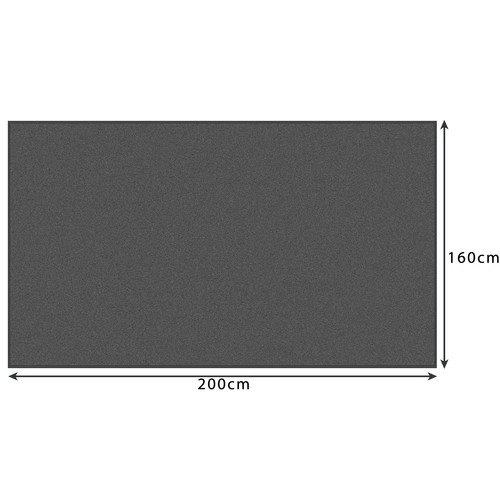 Deka 1,6x2m - grå Ruhhy 22695