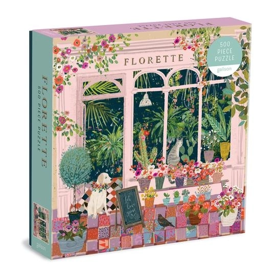 Florette-puslespil fra Galison 500 brikker