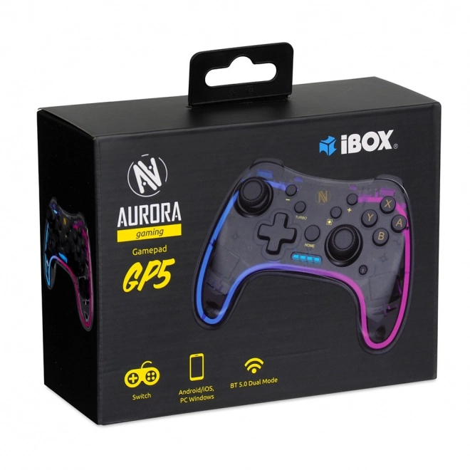 PAD GP5 Nintendo Switch/OLED/Lite, Android, iOS (trådløst), Windows (med kabel)